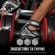 Женские фитнес перчатки Contraband Pink Label 5277 Zebra Print Gloves (Черный L) - изображение 6