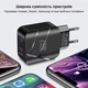 Зарядний пристрій XON PowerCharge 40W (PD20) USB Type-C (PCWC040020A0С2B 6099) Чорний - зображення 3