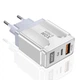 Зарядний пристрій XON PowerCharge 20W (PD20) USB Type-C (PCWA020020A1С1W 6143) Білий - зображення 1