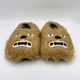 Тапочки-кигуруми Мягкие Женские Kigurumi Чубакка Звездные Войны Домашние Плюшевые Тканевые Коричнеые 35-42 (3216) - изображение 4