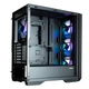 Корпус Zalman Z9 Iceberg MS без БЖ 2xUSB3.0, 2xUSB2.0 1xUSB 3.1 Gen2 Type-C 4x140мм ARGB VGA 390мм LCS ready TG Side Panel EATX чорний (Z9ICEBERGMSBLACK) - изображение 4