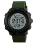 Наручные мужские часы Skmei 1213AG с подсветкой 5 АТМ Army Green/Black (7_01138) - изображение 2