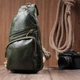 Трендова жіноча слінг сумка через плече з екошкіри Vintage 22755 зелена - зображення 9