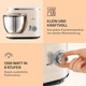 Тестомес Klarstein Bella Mini 1200 Вт цвет бежевый (10037981) - изображение 3