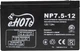 Аккумуляторная батарея Enot AGM 12V-7.5Ah (NP7.5-12/no VAT) - изображение 2