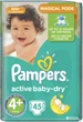 Подгузники Pampers Active Baby-Dry Размер 4+ (Maxi+) 9-16 кг, 45шт (4015400735724) - изображение 2