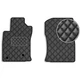 Коврики в салон передні для Toyota Prado 120 2002-2010 Екошкіра 2 шт (Rombus) - зображення 1