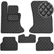 Килимки в салон Екошкіра для BMW 5 (E60/E61) 2003-2010 Чорні 5 шт (Rombus) - изображение 1