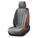 Накидки для передніх сидінь Алькантара Elegant Milano Сірий 2 шт (700 314) - зображення 5