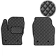 Килимки в салон передні для Ford C-Max 2010- Екошкіра 2 шт (Rombus) - изображение 1