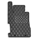 Килимки у салон для Honda Civic 8 SD 4D 2006-2011 Екошкіра с подпятником 5 шт (Rombus) - изображение 1