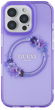 Etui Guess Hardcase IML Flowers Wreath MagSafe do Apple iPhone 16 Pro Max Purple (GUHMP16XHFWFCU) - obraz 3