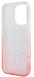 Панель Guess Hardcase IML Glitter Gradient MagSafe для Apple iPhone 16 Pro Max Pink (GUHMP16XHGRCELP) - зображення 7