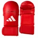 Перчатки для карате Adidas WKF (661.22) Red без защиты большого пальца S - изображение 1