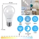Світлодіодна LED лампа 12-48V 10W A60 4200K E27 ETRON 1-ELP-1248 - зображення 2
