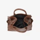 Сумка женская кожаная саквояж большая Regina Notte Travel bag 3727 Коньячный - изображение 4