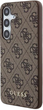 Панель Guess Hardcase 4G Metal Gold Logo для Samsung Galaxy A35 A356 Brown (GUOHCSA35G4GFBR) - зображення 2