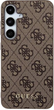 Панель Guess Hardcase 4G Metal Gold Logo для Samsung Galaxy A35 A356 Brown (GUOHCSA35G4GFBR) - зображення 3