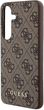 Панель Guess Hardcase 4G Metal Gold Logo для Samsung Galaxy A35 A356 Brown (GUOHCSA35G4GFBR) - зображення 6