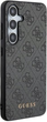 Панель Guess Hardcase 4G Metal Gold Logo для Samsung Galaxy A35 A356 Black (GUOHCSA35G4GFGR) - зображення 4