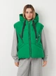 Теплый жилет пуховый женский Mades 2417 S Green (ROZ6501103587) - изображение 1