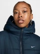Куртка зимняя длинная женская Nike W Nsw Tf Snfl Nk Clsc Prka FZ5903-478 S Темно-синяя (197596579970) - изображение 3