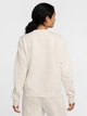 Свитшот на флисе женский Nike W Nsw Phnx Flc Std Logo Crew HM9754-104 XS Бежевый (197599701699) - изображение 2