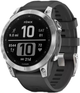 Спортивний годинник Garmin Fenix 7 47 mm Silver with Graphite Band (010-02540-01) - зображення 1