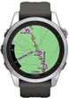 Смарт-годинник Garmin Fenix 7S Pro Solar Edition Silver with Graphite Band (010-02776-01) - зображення 4