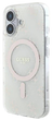 Панель Guess Hardcase IML 4G MagSafe для Apple iPhone 16 Plus White (GUHMP16MH4DTEH) - зображення 2