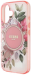 Etui Guess Hardcase IML Flower & Tonal Circle MagSafe do Apple iPhone 16 Plus Pink (GUHMP16MHFWBDCEP) - obraz 6