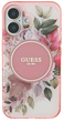 Etui Guess Hardcase IML Flower & Tonal Circle MagSafe do Apple iPhone 16 Pink (GUHMP16SHFWBDCEP) - obraz 3