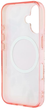 Etui Guess Hardcase IML Flower & Tonal Circle MagSafe do Apple iPhone 16 Pink (GUHMP16SHFWBDCEP) - obraz 7