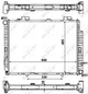 Радиатор охлаждения двигателя NRF 53784 Mercedes E-Class 2105005203, 2105006103, A2105006103 - изображение 1