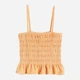 Топ женский H&M 271083623 L Светло-оранжевый (2727000026578) - изображение 1