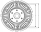 Вискомуфта вентилятора NRF 49034 20466635, 20517753N, 20805997N - изображение 6