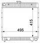 Радиатор охлаждения двигателя STARLINE MS2042 Mercedes E-Class, S-Class A1235015801, A1235015501, A1235015201 - изображение 1