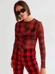 Топ женский H&M 271025615 S Красный/Черный (2727000028145) - изображение 1