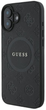 Панель Guess Hardcase Saffiano Peony Classic Logo MagSafe для Apple iPhone 16 Black (GUHMP16SPSAPSMEK) - зображення 2