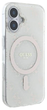 Панель Guess Hardcase IML 4G MagSafe для Apple iPhone 16 White (GUHMP16SH4DTEH) - зображення 4