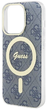 Etui Guess Hardcase IML 4G MagSafe do Apple iPhone 16 Blue (GUHMP16SH4STB) - obraz 1