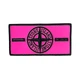 Термопатч Стон Айленд (Stone Island) Violet x Pink + 2 гудзики Рожевий - зображення 6
