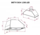 Витяжка Perfelli BIET R 5854 I 1200 LED - зображення 11
