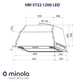 Витяжка Minola HBI 5722 WH 1200 LED вбудована - изображение 10