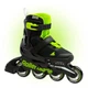 Ролики Rollerblade Microblade Black/Green 2024 детские 28-32 - изображение 1