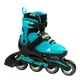 Коньки роликовые Rollerblade Microblade 2024 aqua-black 33-36,5 - изображение 1