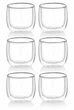 Набор чашек Ardesto с двойными стенками (двойным дном) 6 шт х 260 мл (AR2626B3) - изображение 1