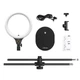 Кільцева лампа на штативі Ulanzi Vijim Desktop Overhead Shooting Bracket Ring Light Set（10inch) (UV-2517 T1) - зображення 5