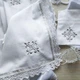 Крыжма для крещения Дар + крыжма, мешочки для локона и хранения 100х100 см белый (090) - изображение 3