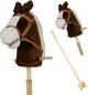 Hobby Horse Кінь на палиці зі звуком дерев'яна комплект 95 см Madej 001783 - зображення 1